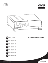 GYS GYSFLASH 50.12 HF FV (2.5M CABLES) El manual del propietario