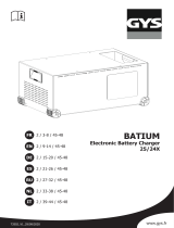 GYS BATIUM 25.24X El manual del propietario