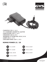 GYS EURO CHARGER 14V - NOMAD POWER 15/20 El manual del propietario