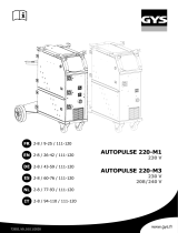 GYS AUTOPULSE 220-M3 (standard UL) - 3 TORCHES INCLUDED El manual del propietario