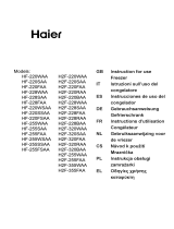 Haier HF-220SAA El manual del propietario