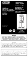 Coleman 2600 Manual de usuario