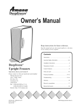 Amana Deepfreeze AQC1526AEW El manual del propietario
