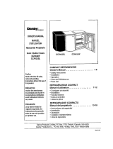 Danby Designer DCR432BL El manual del propietario