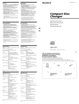 Sony CDX-727 Manual de usuario