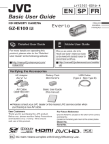 JVC Everio GZ-E100 Manual de usuario