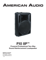 American Audio PXI 8P Manual de usuario