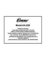 Audiovox Rampage AA-929 Manual de usuario