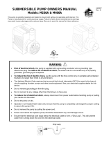Beckett Submersible Pump M250A Manual de usuario