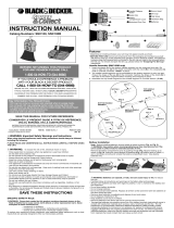 Black & Decker Sweep & Collect SNC100B Manual de usuario