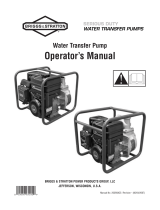 Briggs & Stratton Water Transfer Pump Manual de usuario