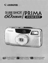 Canon SureShot 60 Zoom Manual de usuario
