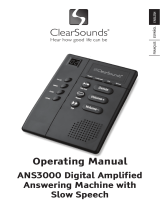 ClearSounds ANS3000 Manual de usuario