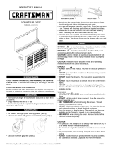 Craftsman 5-Drawer Manual de usuario