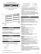Craftsman 8-Drawer Manual de usuario