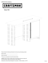 Craftsman Door Kit Manual de usuario