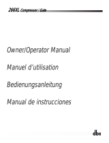 dbx Pro 266XL Manual de usuario