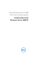 Dell Microsoft Windows 2008 Server R2 El manual del propietario