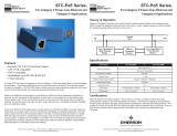 Emerson STC POE Data Signal Line Surge Protectors El manual del propietario