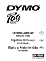 Dymo LetraTag QX50 Manual de usuario
