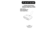 Fantom Vacuum FM1705K Manual de usuario