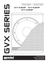 Gemini Industries GVX-SUB12P Manual de usuario