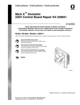 Graco 313236C Mark X Domestic 220V Control Board Repair Kit El manual del propietario