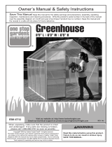 One Stop Gardens 6 ft. x 8 ft. Greenhouse El manual del propietario