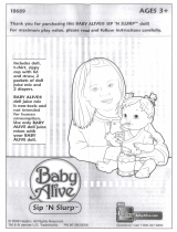 Hasbro Baby Alive Sip 'n Slurp 18689 Manual de usuario