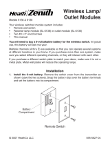 Heath Zenith Wireless Lamp/Outlet Modules 6138 Manual de usuario