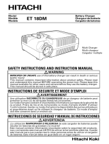 Hitachi ET 18DM Manual de usuario