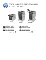 HP Color LaserJet Enterprise CM4540 MFP series Manual de usuario