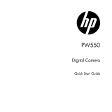 HP PW550 Digital Camera Guía de inicio rápido