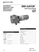 ITT IRRI-GATOR GT30 Manual de usuario