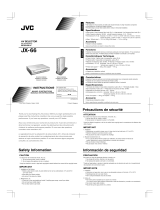 JVC JX-66 Manual de usuario