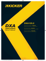 Kicker DXA125.2 Manual de usuario