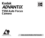 Kodak Advantix T550 Manual de usuario