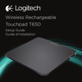 Logitech Wireless Rechargeable Touchpad T650 Manual de usuario
