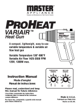 Master Appliance 1425-3550 FPM130-900F Manual de usuario