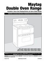 Maytag MER6751AAB - Double Oven Ceramic Range Manual de usuario