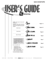 Maytag MGC6536BDW - 36 Inch Gas Cooktop Manual de usuario