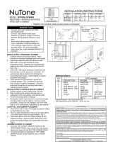 NuTone B703850X Manual de usuario