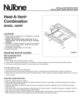 NuTone HEAT-A-VENT 605RP Manual de usuario