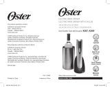 Oster Red Electric Wine Opener Manual de usuario