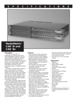 Peavey MediaMatrix CAB 80 Manual de usuario