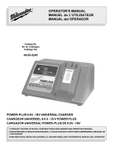 Milwaukee Battery Charger 48-59-0245 Manual de usuario