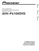 Pioneer AVH-P4100DVD Manual de usuario