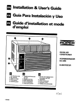 Roper Air Conditioner Manual de usuario