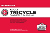 Schwinn Adult Tricycle Bicycle El manual del propietario