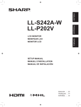 Sharp LL-S242A-W El manual del propietario